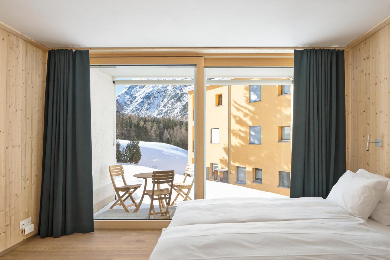 Hotel Maistra 160 Pontresina Quarto foto